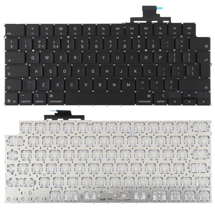 Clavier britannique Big Enter pour MacBook A3448 A3449, German, Spain, Russian, EU Version English