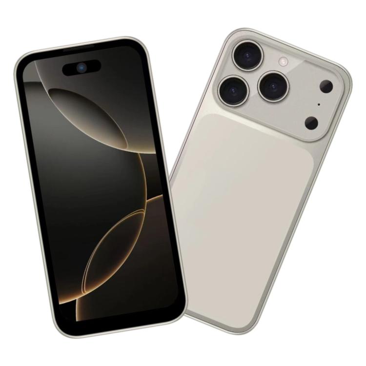 iPhone 17 Pro Max, 1 Go + 16 Go, écran 3,75 pouces, Android 8.1, processeur quadricœur MediaTek MT6580, réseau 3G, double SIM
