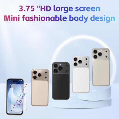 iPhone 17 Pro Max, 1 Go + 16 Go, écran 3,75 pouces, Android 8.1, processeur quadricœur MediaTek MT6580, réseau 3G, double SIM
