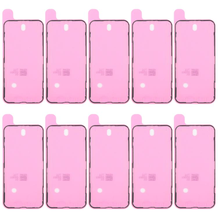 Lot de 10 joints adhésifs étanches pour cadre LCD OEM, compatibles avec les tests d'étanchéité., For iPhone 17 Pro Max, For iPhone 17 Pro, For iPhone 17, For iPhone Air, For iPhone 16 Pro Max, For iPhone 16 Pro, For iPhone 16 Plus, For iPhone 16       ...