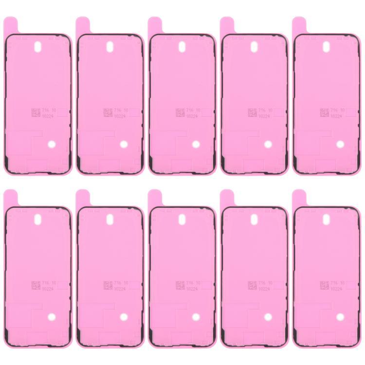 Lot de 10 joints adhésifs étanches pour cadre LCD OEM, compatibles avec les tests d'étanchéité., For iPhone 17 Pro Max, For iPhone 17 Pro, For iPhone 17, For iPhone Air, For iPhone 16 Pro Max, For iPhone 16 Pro, For iPhone 16 Plus, For iPhone 16       ...