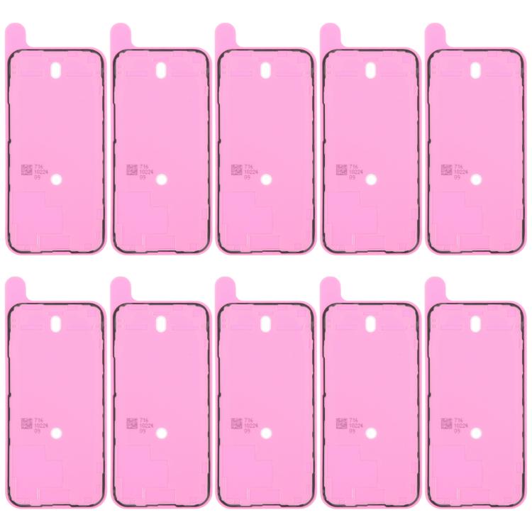 Lot de 10 joints adhésifs étanches pour cadre LCD OEM, compatibles avec les tests d'étanchéité., For iPhone 17 Pro Max, For iPhone 17 Pro, For iPhone 17, For iPhone Air, For iPhone 16 Pro Max, For iPhone 16 Pro, For iPhone 16 Plus, For iPhone 16       ...