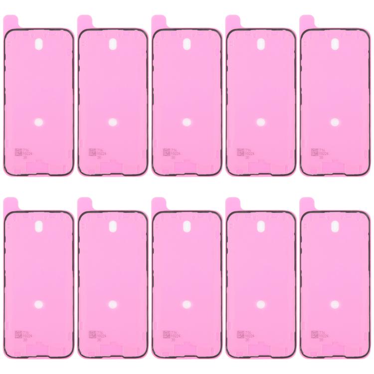 Lot de 10 joints adhésifs étanches pour cadre LCD OEM, compatibles avec les tests d'étanchéité., For iPhone 17 Pro Max, For iPhone 17 Pro, For iPhone 17, For iPhone Air, For iPhone 16 Pro Max, For iPhone 16 Pro, For iPhone 16 Plus, For iPhone 16       ...