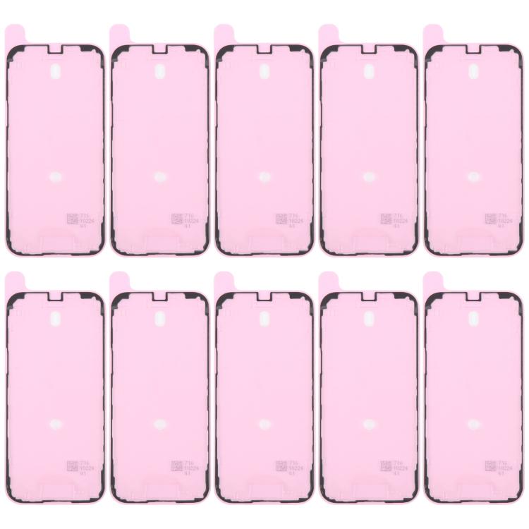 Lot de 10 joints adhésifs étanches pour cadre LCD OEM, compatibles avec les tests d'étanchéité., For iPhone 17 Pro Max, For iPhone 17 Pro, For iPhone 17, For iPhone Air, For iPhone 16 Pro Max, For iPhone 16 Pro, For iPhone 16 Plus, For iPhone 16       ...