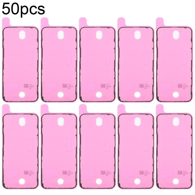 50 joints adhésifs étanches pour cadre LCD OEM, compatibles avec les tests d'étanchéité., For iPhone 17 Pro Max, For iPhone 17 Pro, For iPhone 17, For iPhone Air, For iPhone 16 Pro Max, For iPhone 16 Pro, For iPhone 16 Plus, For iPhone 16              ...