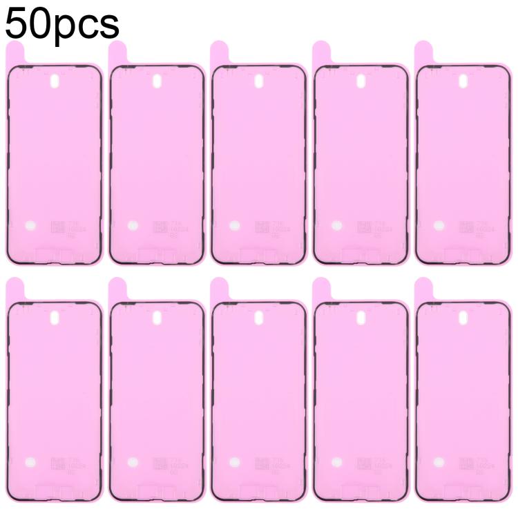 50 joints adhésifs étanches pour cadre LCD OEM, compatibles avec les tests d'étanchéité., For iPhone 17 Pro Max, For iPhone 17 Pro, For iPhone 17, For iPhone Air, For iPhone 16 Pro Max, For iPhone 16 Pro, For iPhone 16 Plus, For iPhone 16              ...