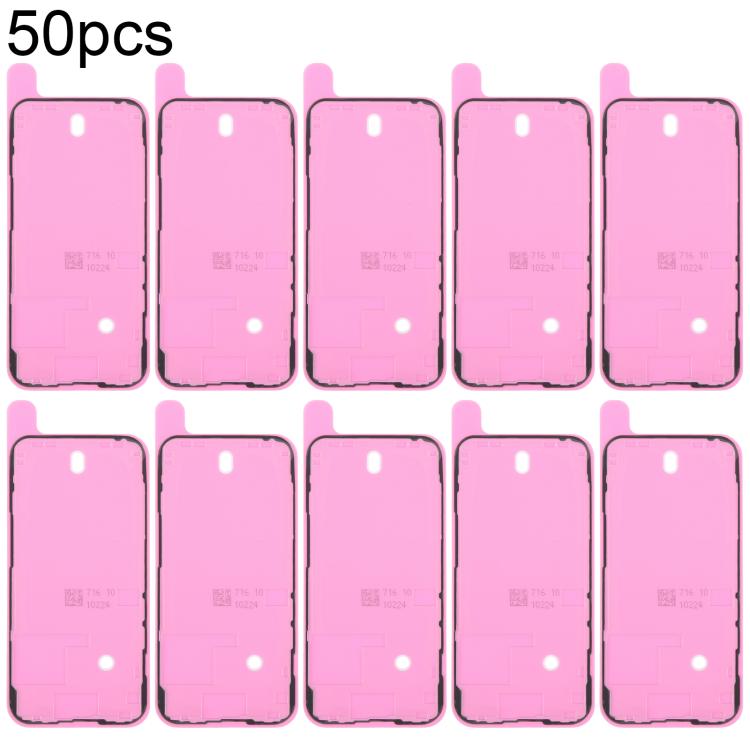 50 joints adhésifs étanches pour cadre LCD OEM, compatibles avec les tests d'étanchéité., For iPhone 17 Pro Max, For iPhone 17 Pro, For iPhone 17, For iPhone Air, For iPhone 16 Pro Max, For iPhone 16 Pro, For iPhone 16 Plus, For iPhone 16              ...