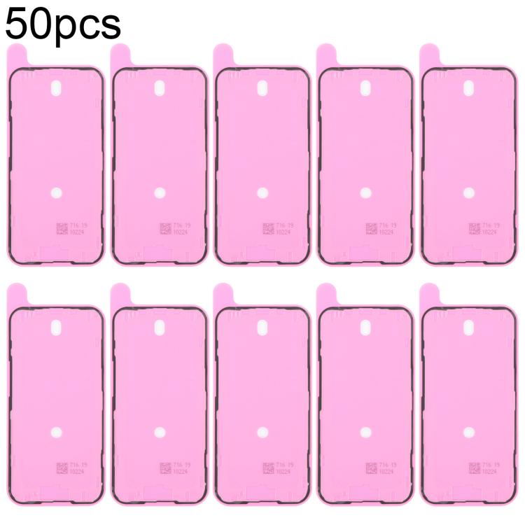 50 joints adhésifs étanches pour cadre LCD OEM, compatibles avec les tests d'étanchéité., For iPhone 17 Pro Max, For iPhone 17 Pro, For iPhone 17, For iPhone Air, For iPhone 16 Pro Max, For iPhone 16 Pro, For iPhone 16 Plus, For iPhone 16              ...