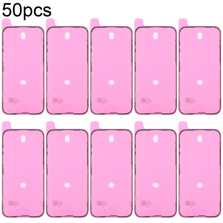 50 joints adhésifs étanches pour cadre LCD OEM, compatibles avec les tests d'étanchéité., For iPhone 17 Pro Max, For iPhone 17 Pro, For iPhone 17, For iPhone Air, For iPhone 16 Pro Max, For iPhone 16 Pro, For iPhone 16 Plus, For iPhone 16              ...
