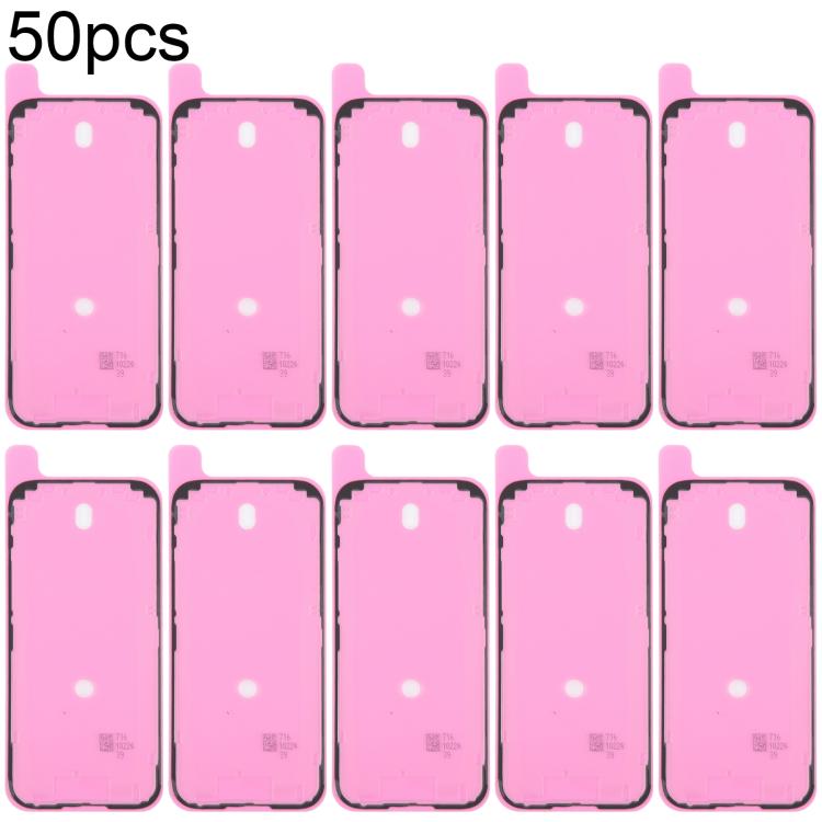 50 joints adhésifs étanches pour cadre LCD OEM, compatibles avec les tests d'étanchéité., For iPhone 17 Pro Max, For iPhone 17 Pro, For iPhone 17, For iPhone Air, For iPhone 16 Pro Max, For iPhone 16 Pro, For iPhone 16 Plus, For iPhone 16              ...