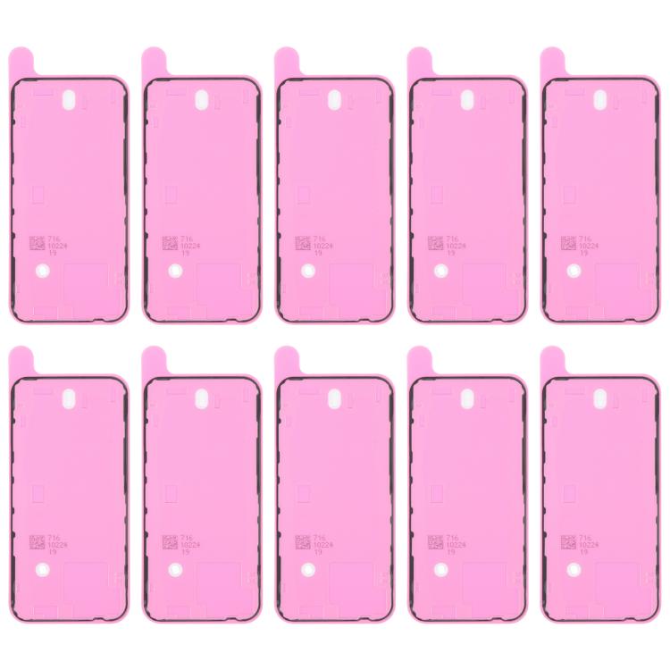 Lot de 10 adhésifs pour couvercle arrière de boîtier OEM, compatibles avec les tests d'étanchéité à l'air, For iPhone 14, For iPhone 14 Plus, For iPhone 15, For iPhone 15 Plus, For iPhone 15 Pro Max, For iPhone 15 Pro, For iPhone 16, For iPhone 16 Plus...