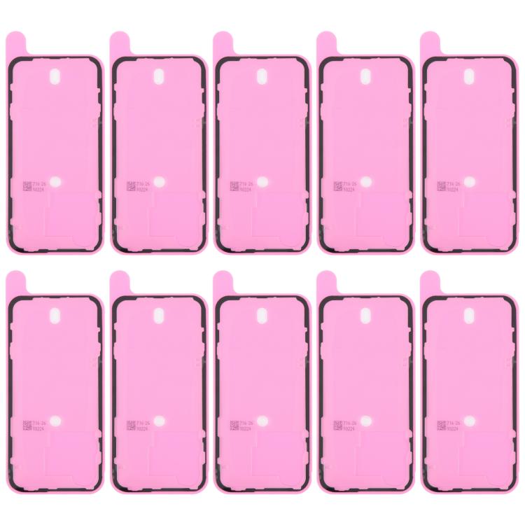 Lot de 10 adhésifs pour couvercle arrière de boîtier OEM, compatibles avec les tests d'étanchéité à l'air, For iPhone 14, For iPhone 14 Plus, For iPhone 15, For iPhone 15 Plus, For iPhone 15 Pro Max, For iPhone 15 Pro, For iPhone 16, For iPhone 16 Plus...
