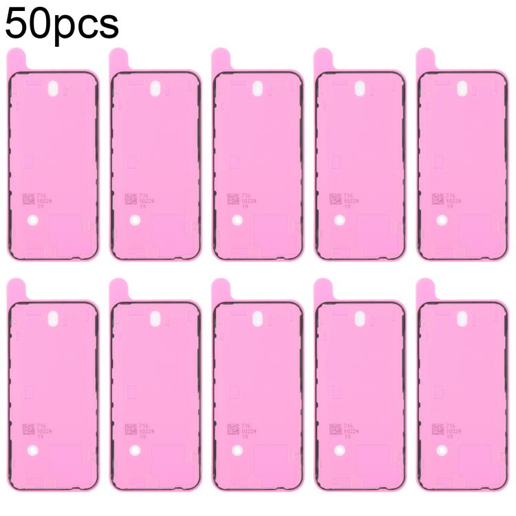 50 adhésifs pour couvercle arrière de boîtier OEM, compatibles avec les tests d'étanchéité à l'air, For iPhone 14, For iPhone 14 Plus, For iPhone 15, For iPhone 15 Plus, For iPhone 15 Pro Max, For iPhone 15 Pro, For iPhone 16, For iPhone 16 Plus       ...