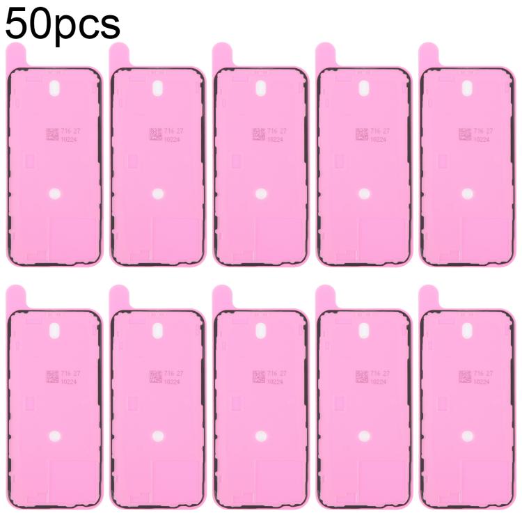 50 adhésifs pour couvercle arrière de boîtier OEM, compatibles avec les tests d'étanchéité à l'air, For iPhone 14, For iPhone 14 Plus, For iPhone 15, For iPhone 15 Plus, For iPhone 15 Pro Max, For iPhone 15 Pro, For iPhone 16, For iPhone 16 Plus       ...