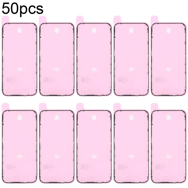 50 adhésifs pour couvercle arrière de boîtier OEM, compatibles avec les tests d'étanchéité à l'air, For iPhone 14, For iPhone 14 Plus, For iPhone 15, For iPhone 15 Plus, For iPhone 15 Pro Max, For iPhone 15 Pro, For iPhone 16, For iPhone 16 Plus       ...