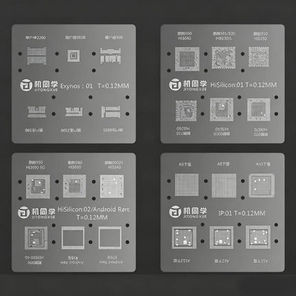Kit de plateforme universel JTX T4 Max pour le retrait de colle et l'étamage des puces RAM iPhone/Samsung/Hisilicon/Android