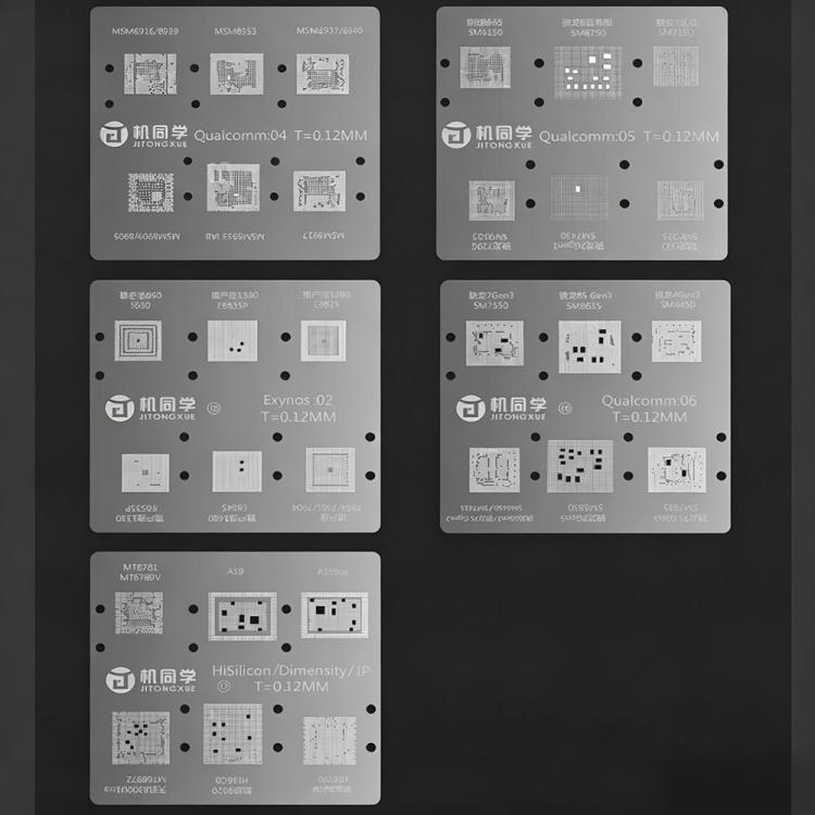 Kit de plateforme universel JTX T4 Max pour le retrait de colle et l'étamage des puces RAM iPhone/Samsung/Hisilicon/Android