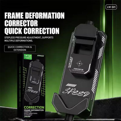 Correcteur de déformation de cadre de téléphone portable LUOWEI LW-321 2-en-1 à bords droits et coins arrondis