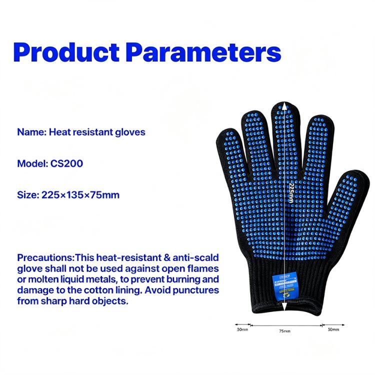 Gants MECHANIC CS200 résistants à l'usure, absorbants la transpiration, résistants aux hautes températures et antidérapants