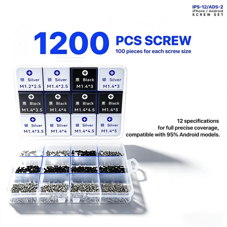 Kit de vis de rechange pour réparation MECHANIC IPS-12