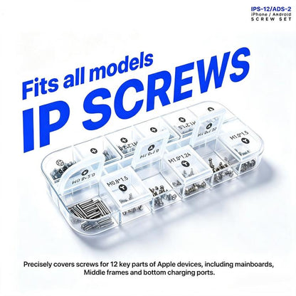 Kit de vis de rechange pour réparation MECHANIC IPS-12