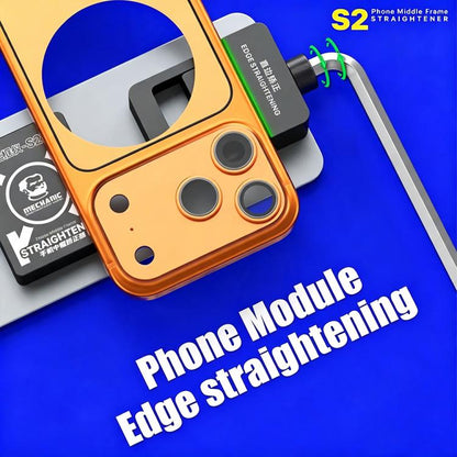 Correcteur de déformation de cadre de téléphone portable 2 en 1 MECHANIC S2 à bords droits et coins arrondis