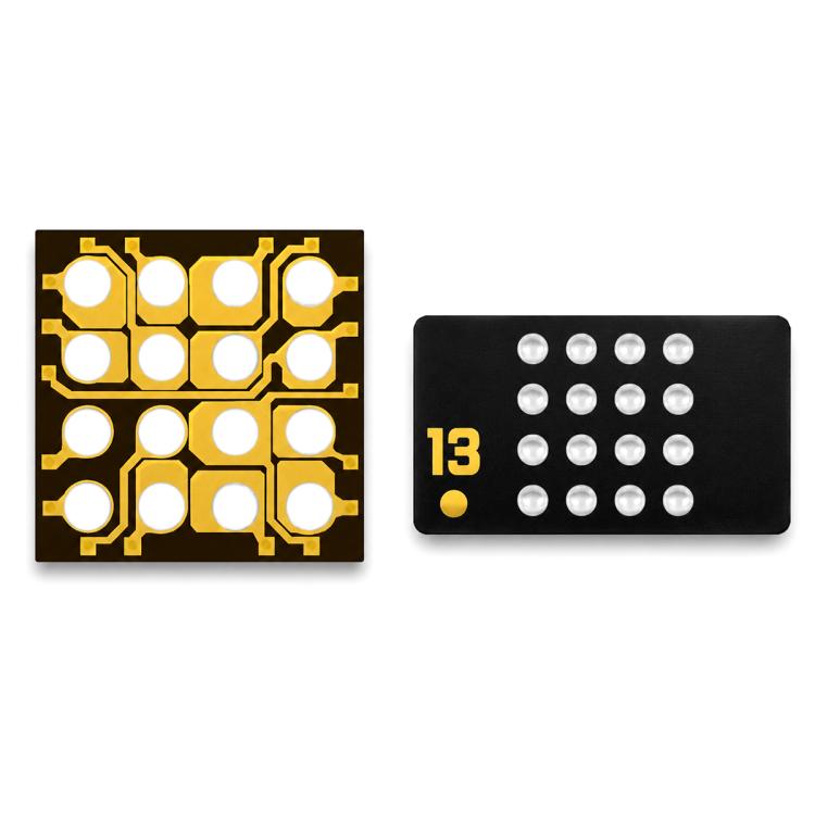 Puce de réparation de réseau de face à 16 broches AY, For iPhone 15 Series, For iPhone 13-14 Series
