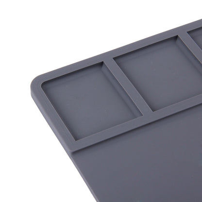 Plate-forme de maintenance Tapis d'isolation de réparation résistant à la chaleur à haute température Tapis en silicone, Taille: 49,5 cm x 34,7 cm