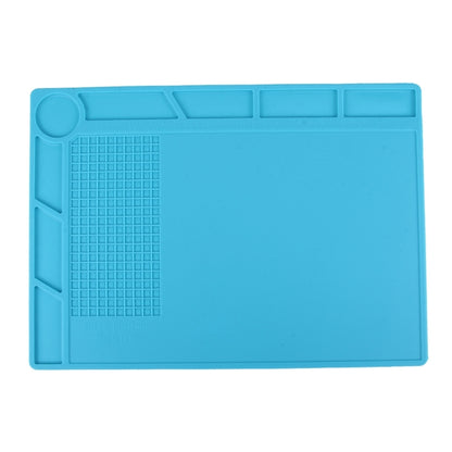 Plate-forme de maintenance Tapis d'isolation de réparation résistant à la chaleur à haute température Tapis en silicone avec position des vis, taille: 35 cm x 25 cm