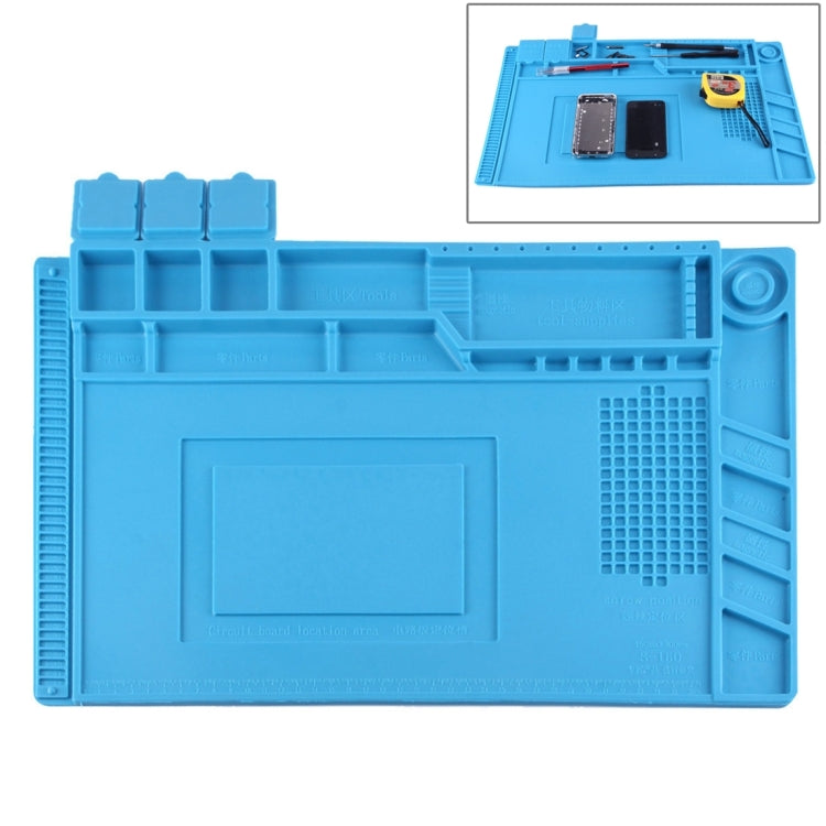 Plate-forme de maintenance Tapis isolants en silicone pour réparation, antistatiques, antidérapants, résistants à la chaleur, haute température, taille: 45 cm x 30 cm