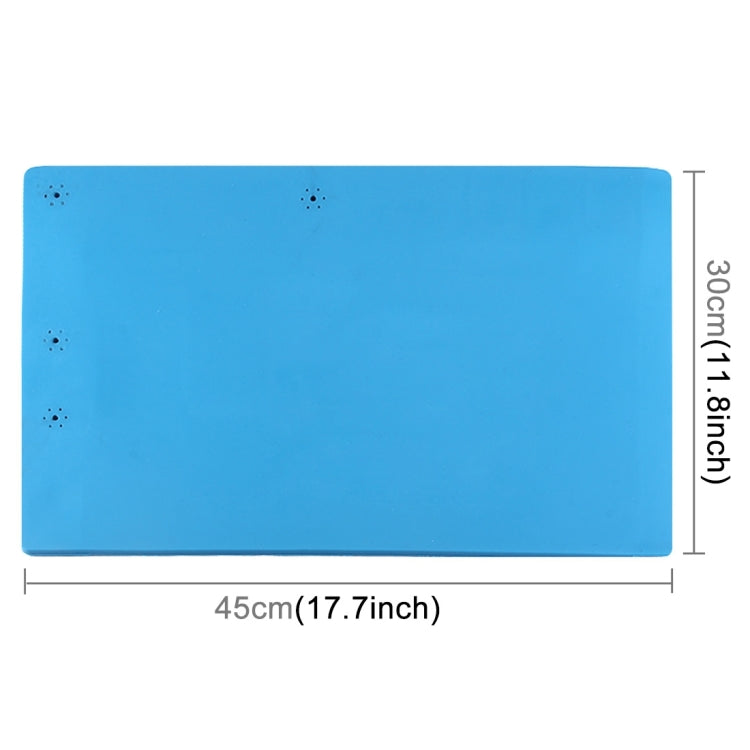 Plate-forme de maintenance Tapis isolants en silicone pour réparation, antistatiques, antidérapants, résistants à la chaleur, haute température, taille: 45 cm x 30 cm