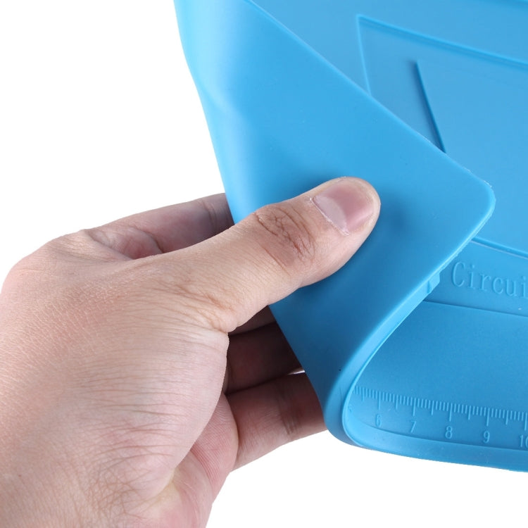 Plate-forme de maintenance Tapis isolants en silicone pour réparation, antistatiques, antidérapants, résistants à la chaleur, haute température, taille: 45 cm x 30 cm