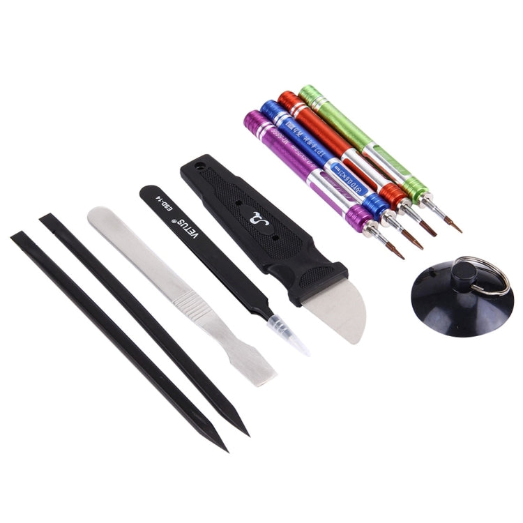 Kit d'outils ouverts de réparation de tournevis professionnel approprié avec sac en cuir en rouleau pour iPhone 7 et 7 Plus