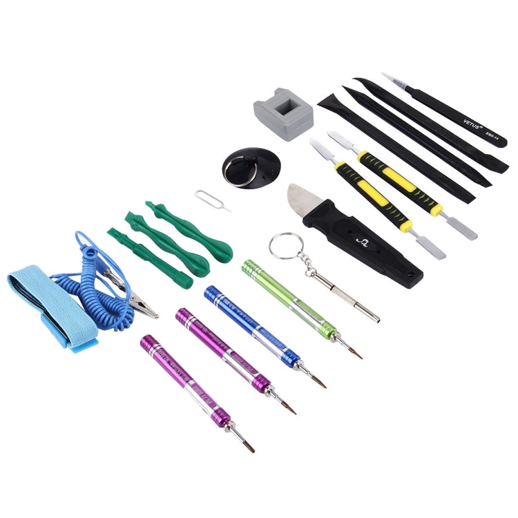 Kit d'outils ouverts de réparation de tournevis professionnel approprié avec sac à main en cuir pour iPhone 7 et 7 Plus