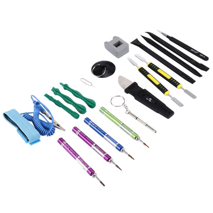 Kit d'outils ouverts de réparation de tournevis professionnel approprié avec sac à main en cuir pour iPhone 7 et 7 Plus