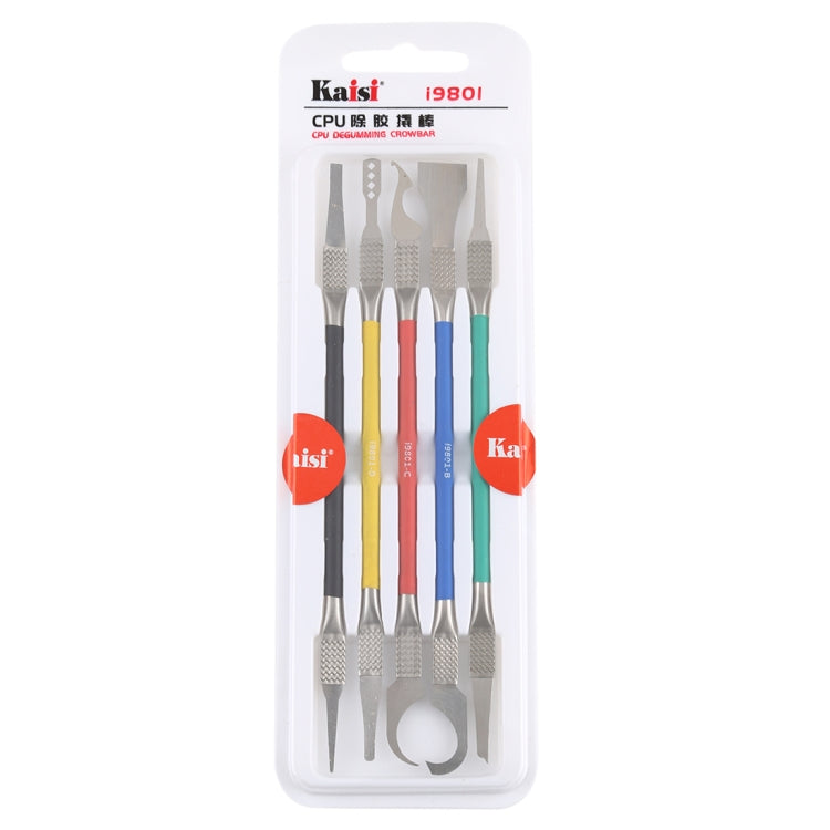 Kaisi i9801 CPU professionnel téléphone portable/tablette tiges de démontage en plastique pied de biche Kits d'outils de réparation