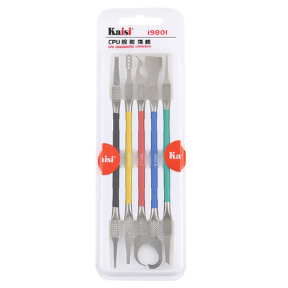 Kaisi i9801 CPU professionnel téléphone portable/tablette tiges de démontage en plastique pied de biche Kits d'outils de réparation