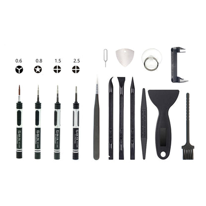 JIAFA JF-8127 Ensemble d'outils de réparation de téléphone 15 en 1
