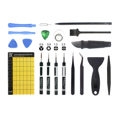 JIAFA JF-8128 Ensemble d'outils de réparation de téléphone 19 en 1