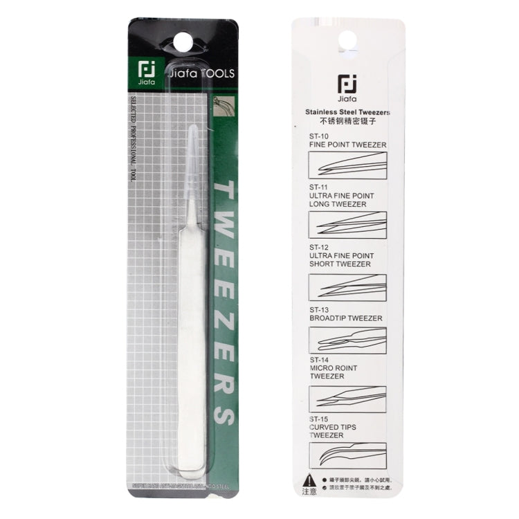 JIAFA ST-14 Pincettes en acier antimagnétiques et antiacides de haute dureté