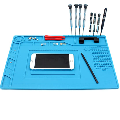 JIAFA S-150 plate-forme de Maintenance tapis d'isolation de réparation résistant à la chaleur tapis en Silicone avec Position des vis