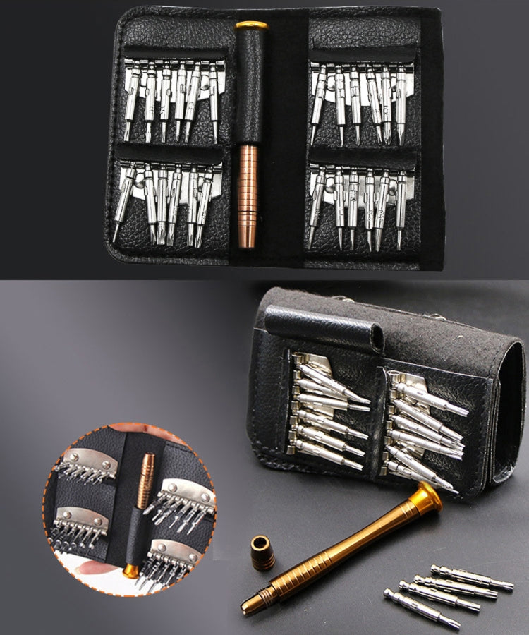 Tournevis 25 en 1 pour iPhone 3/4/5/6,Galaxy, Huawei, Xiaomi, autres téléphones intelligents, appareils photo numériques, ordinateur portable, montre, lunettes