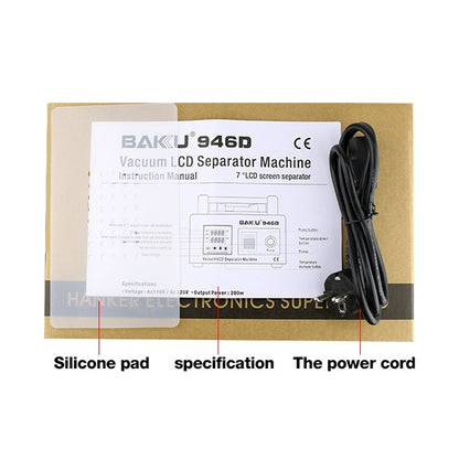 Machine de séparation d'écran tactile LCD sous vide BAKU BK-946D 200W, AC 220V