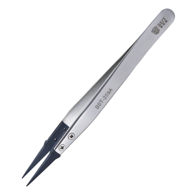 BEST BST-259A Pince à épiler antistatique en acier inoxydable