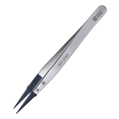 BEST BST-259A Pince à épiler antistatique en acier inoxydable