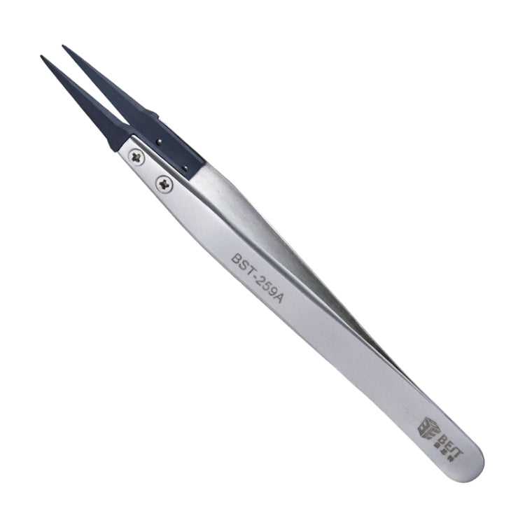 BEST BST-259A Pince à épiler antistatique en acier inoxydable