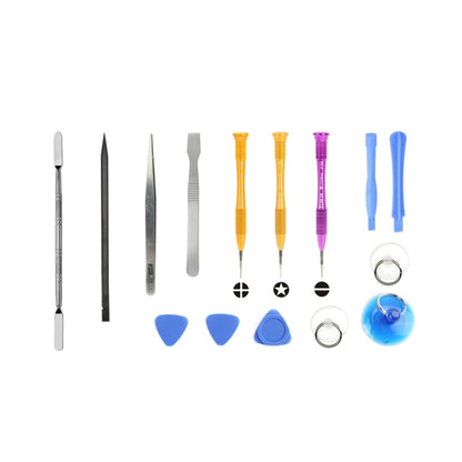 JF-8133 15 en 1 métal + plastique iPhone dédié démonter Kit d'outils de réparation