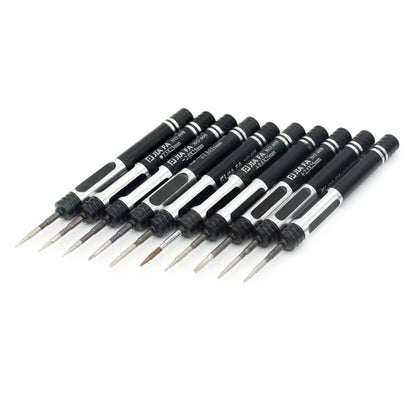 JF-8134 10 en 1 multi-modèle disponible outil de réparation de téléphone portable en métal tournevis combiné