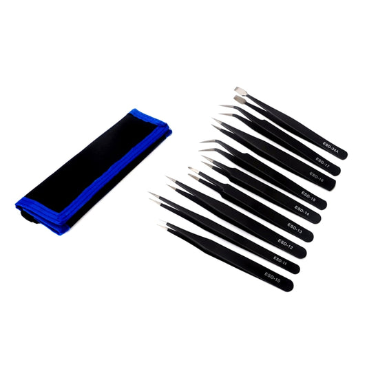 Kit d'outils de démontage et de réparation de pincettes métalliques JF-8142