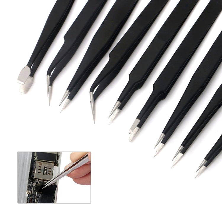 Kit d'outils de démontage et de réparation de pincettes métalliques JF-8142
